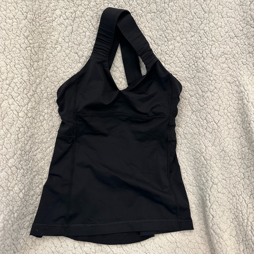 Pre-owned Black Lululemon Tank Top